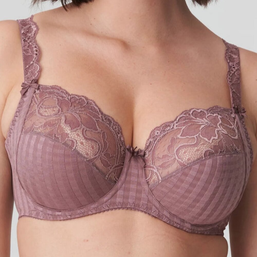 PrimaDonna Madison Full Cup Wire Bra 0162120 Dusty Rose Mauve Lace 42B